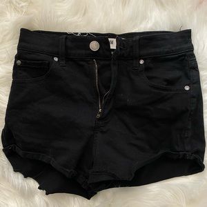 Retro High Waisted Stretch Shorts